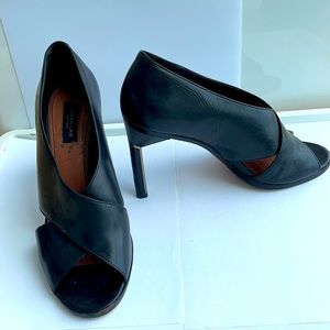 Derek Lam black leather heels